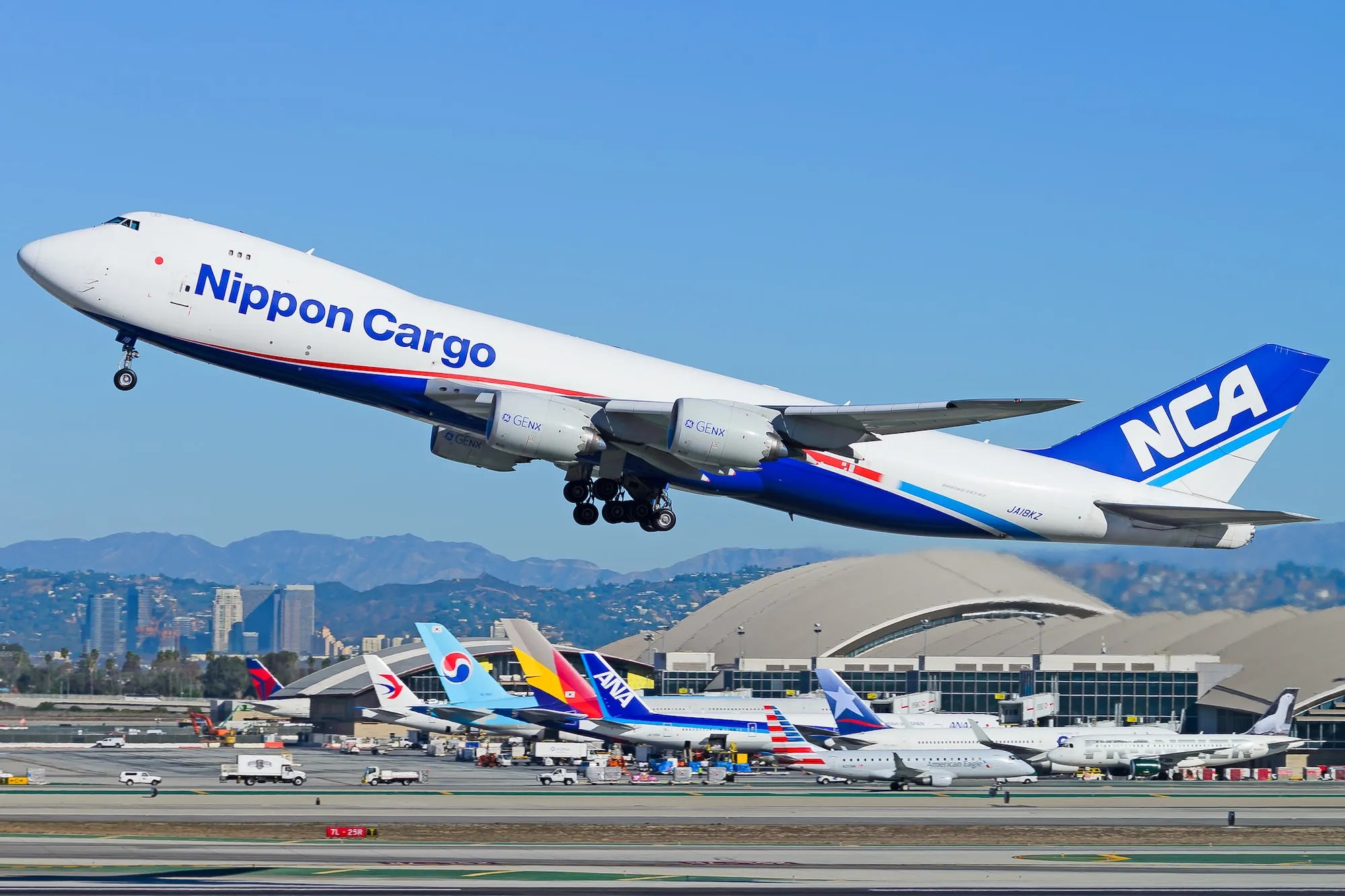 全日空商事 1/400 NCA 747 SRF KZQ44403 Phoenix Models NCA Nippon Cargo Airlines Boeing 747-400 1